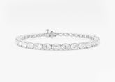 Paradiso Oval Lab Grown Diamond Tennis Bracelet.